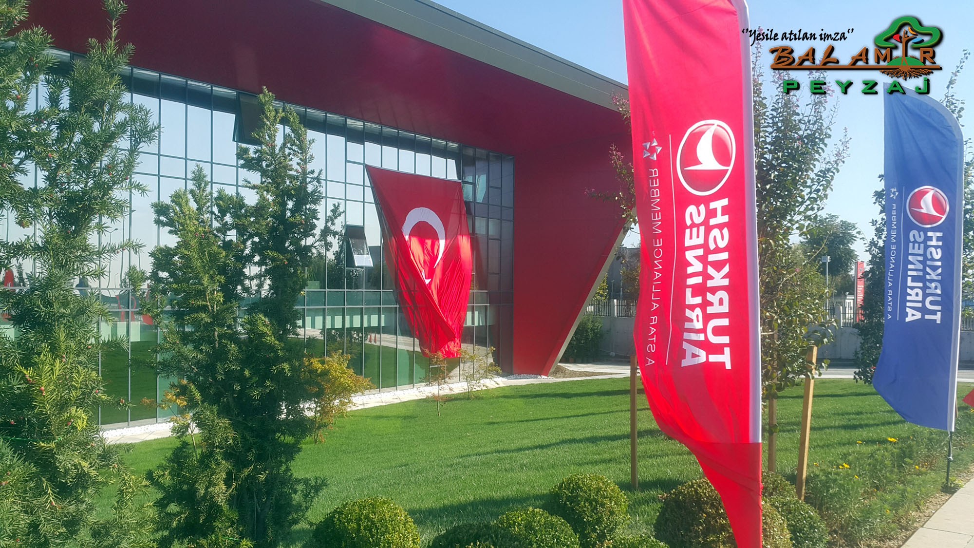 THY · Giriş ve ön bahçe · Sonrası · Cephe detayı