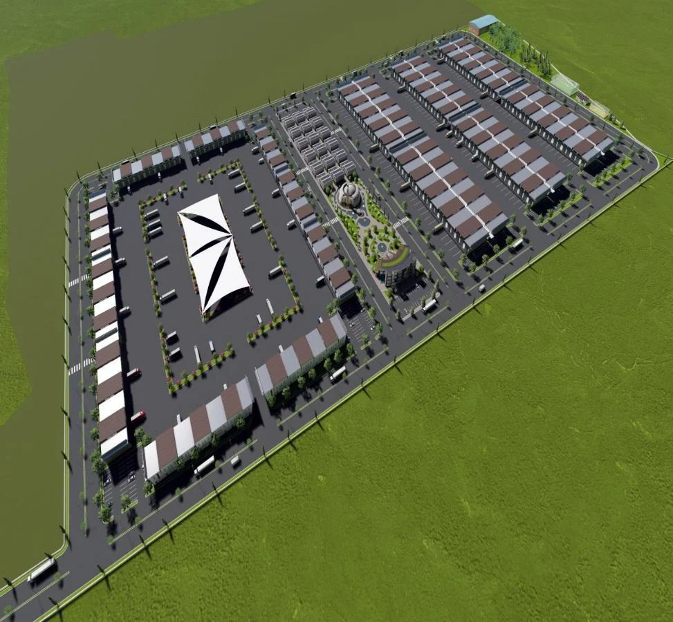 Antalya Kaş Kınık Hal Kompleksi · 3D proje görselleştirmesi