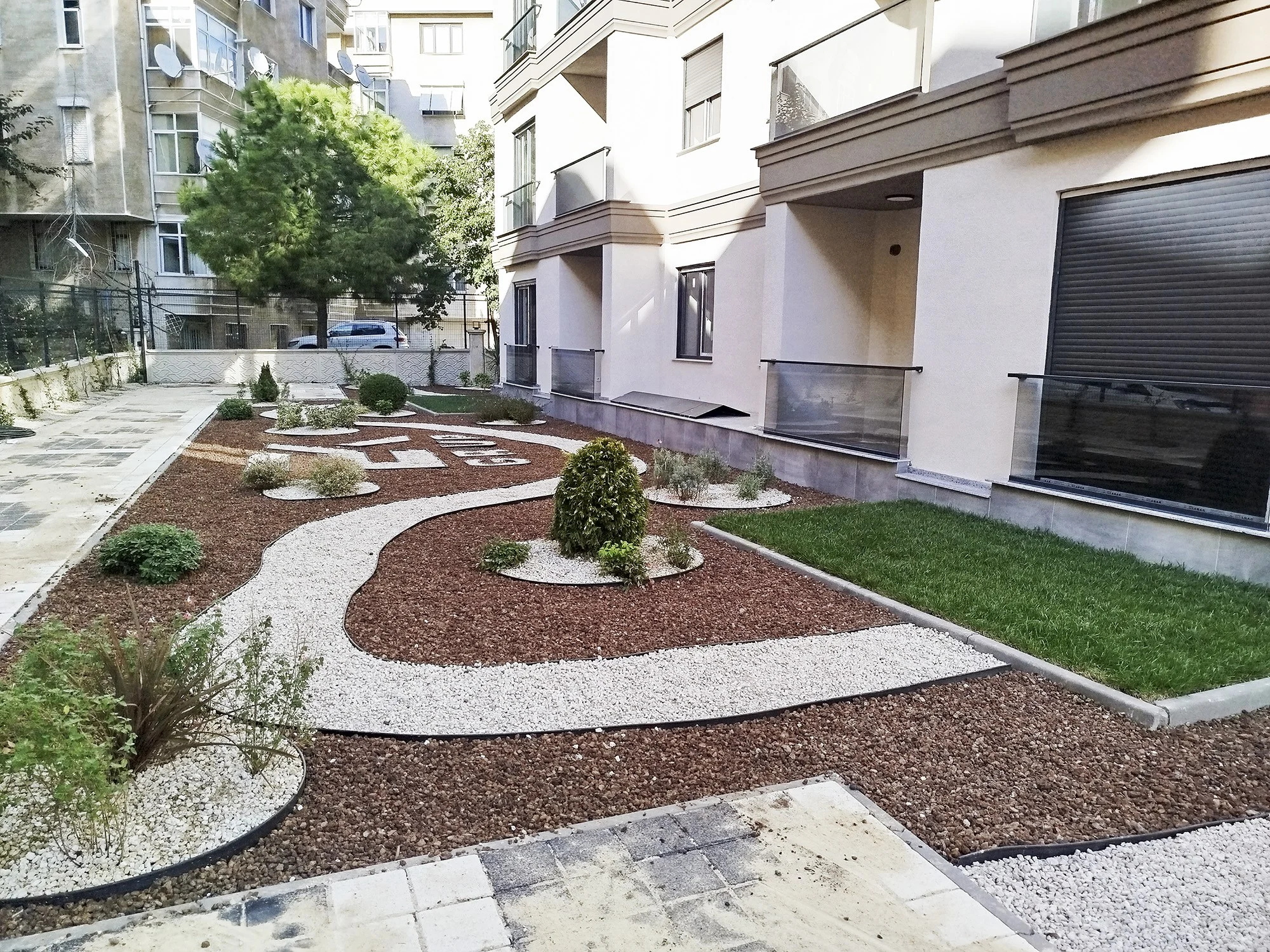 Konut bahçesi · Ana avlu · Sonrası · Görünüm 1
