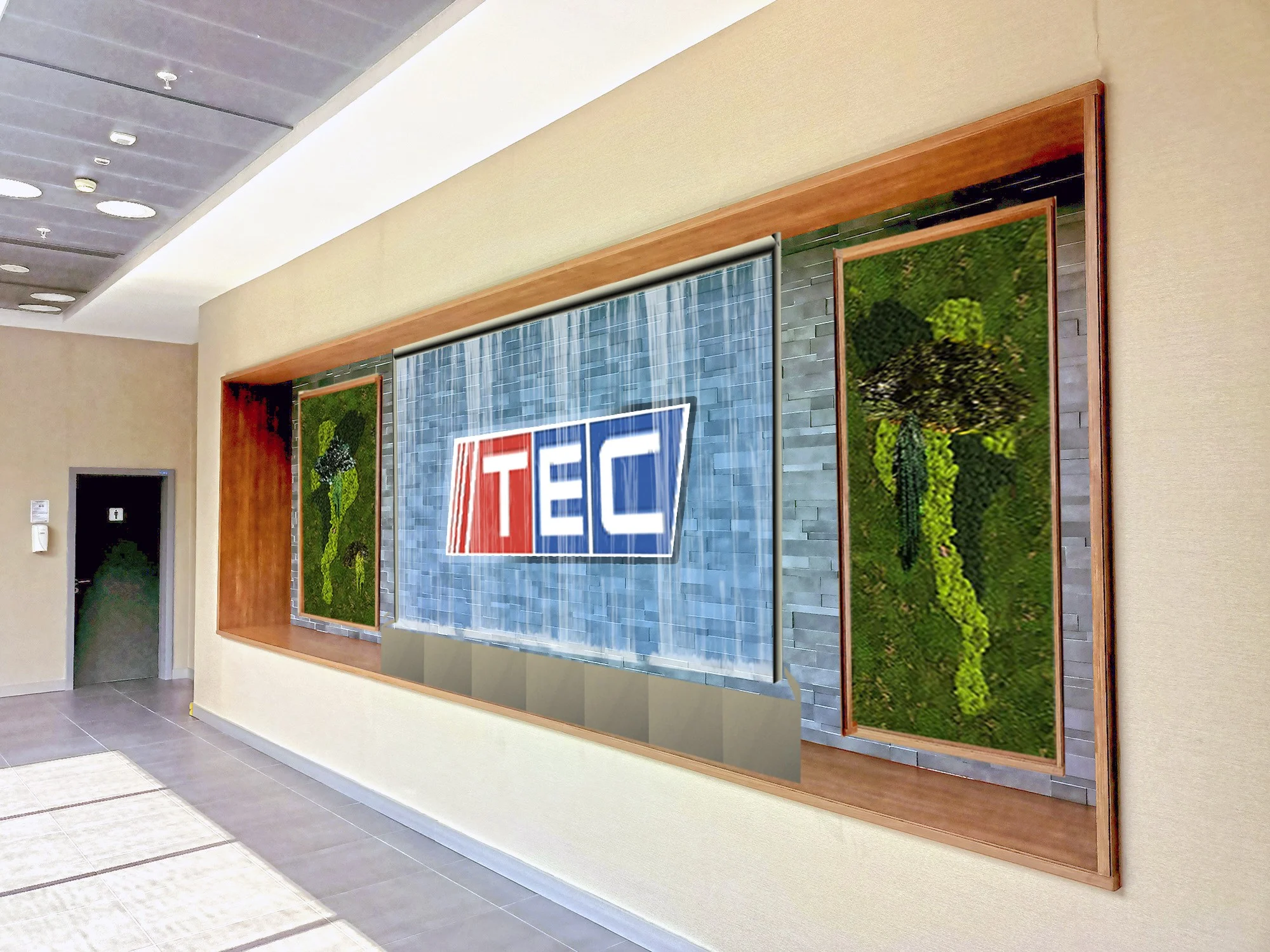 TEC · Yosun paneller ve su duvarı · Proje · Tasarım önerisi