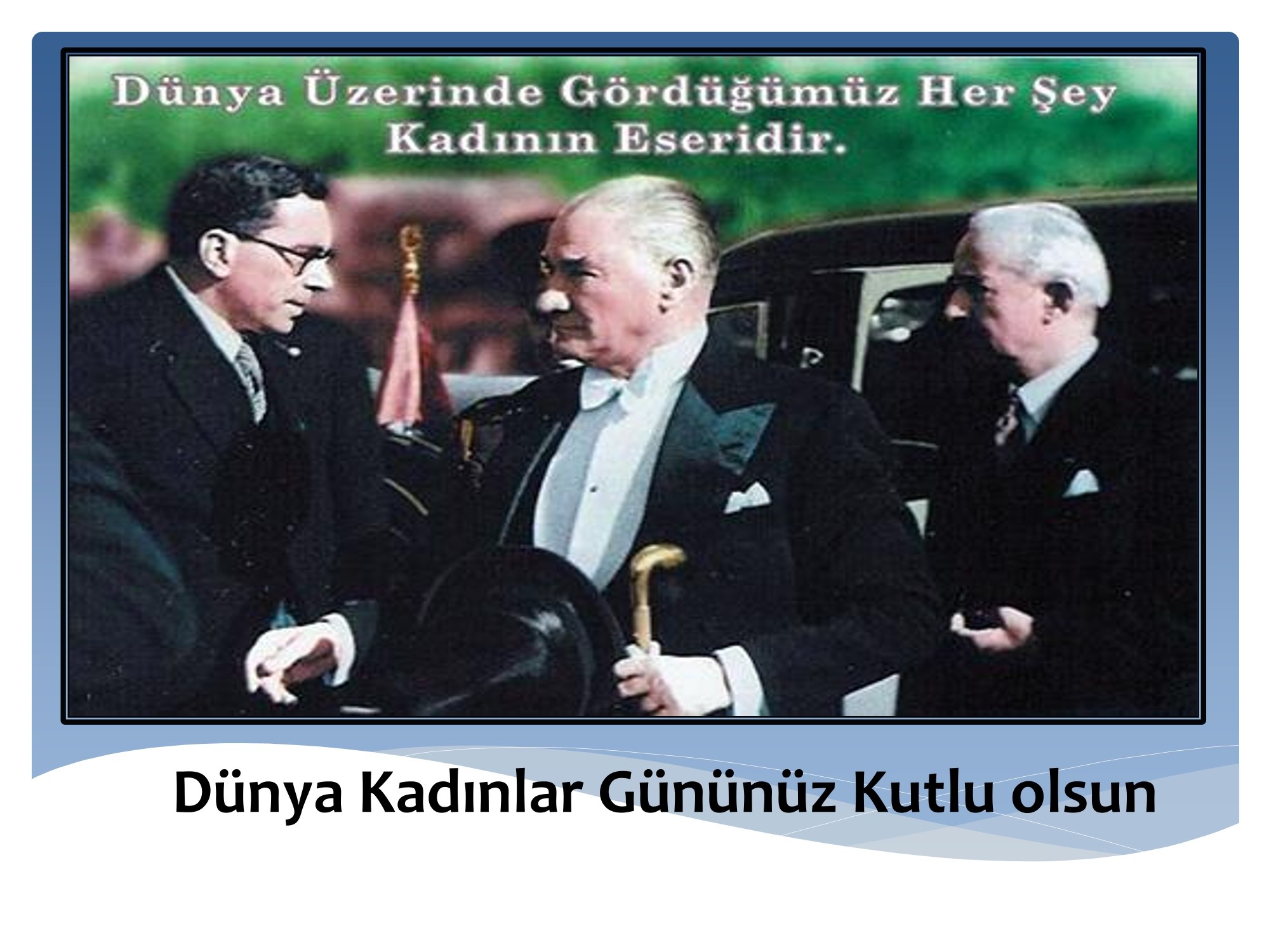 Eğitim sunumu · Etkinlik ve konsept · Sunum · Dünya Kadınlar Günü